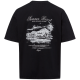 PEGADOR POLION OVERSIZED TEE VINTAGE BLACK Mαύρο
