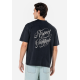 PEGADOR DALZEL OVERSIZED TEE VINTAGE BLACK Μαύρο