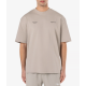 Pegador Brooke Oversized Tee Washed Dark Stone Μπεζ