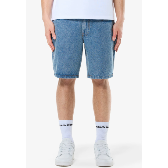 Pegador Bostic Jeans Shorts Μπλε