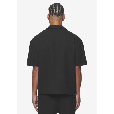 PEGADOR Troy Plissee Summer Shirt Black Μαύρο PEGADOR Troy Plissee Summer Shirt Black Μαύρο