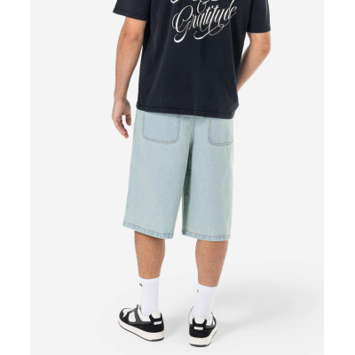 Pegador KOLAR JORTS - Denim Shorts - Sand Washed Blue Μπλε