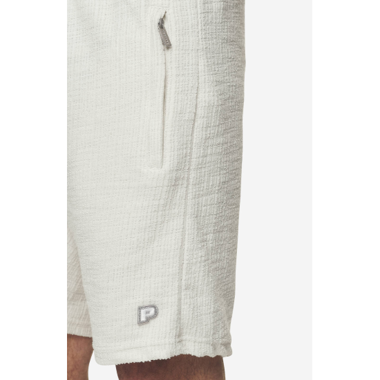 Pegador Libco Structured Knit Shorts Salty Cream Μπεζ
