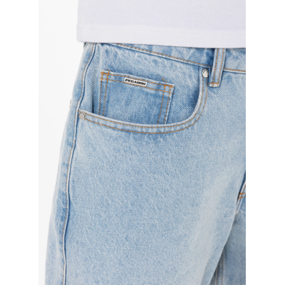 Pegador Bostic Jeans Shorts Washed Light Blue Μπλε