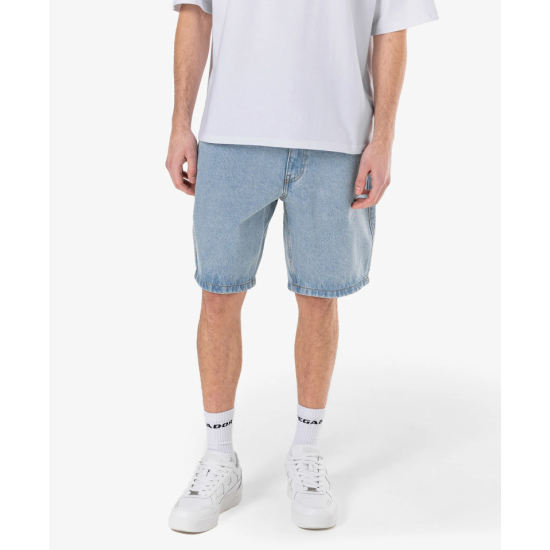 Pegador Bostic Jeans Shorts Washed Light Blue Μπλε