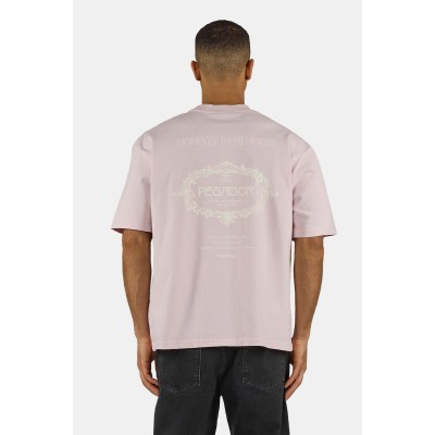 Pegador Reine Oversized Tee Washed Powder Pink Ροζ