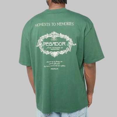 PEGADOR REINE OVERSIZED TEE WASHED GREEN Πράσινο
