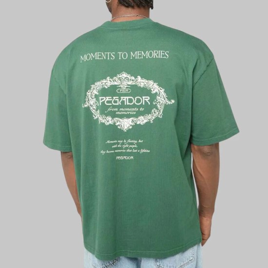 PEGADOR REINE OVERSIZED TEE WASHED GREEN Πράσινο PEGADOR REINE OVERSIZED TEE WASHED GREEN Πράσινο