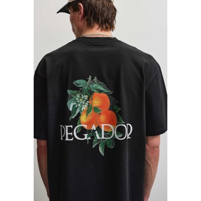 PEGADOR VIBORG OVERSIZED TEE WASHED BLACK Μαύρο