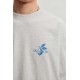 Pegador Palmela Oversized Tee Cloud Grey Melange Γκρι
