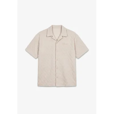 Pegador Jovren Diamond Structure Shirt Μπεζ