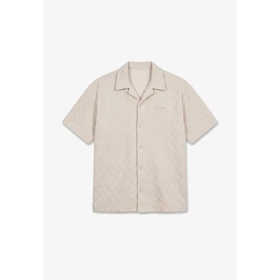 Pegador Jovren Diamond Structure Shirt Μπεζ