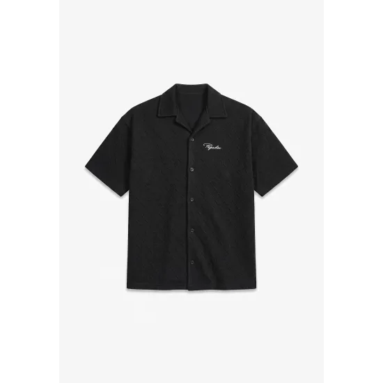 Pegador Jovren Diamond Structure Shirt Black Μαύρο