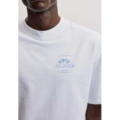 PEGADOR Sliven Oversized Tee White Άσπρο