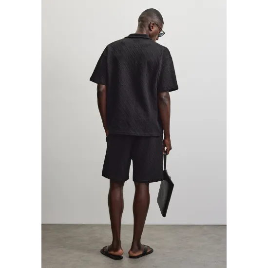 Pegador Jovren Structured Short Μαύρο