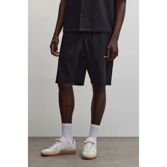 Pegador Troy Plissee Shorts Black  Μαύρο