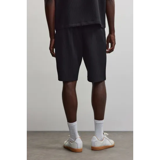 Pegador Troy Plissee Shorts Black  Μαύρο