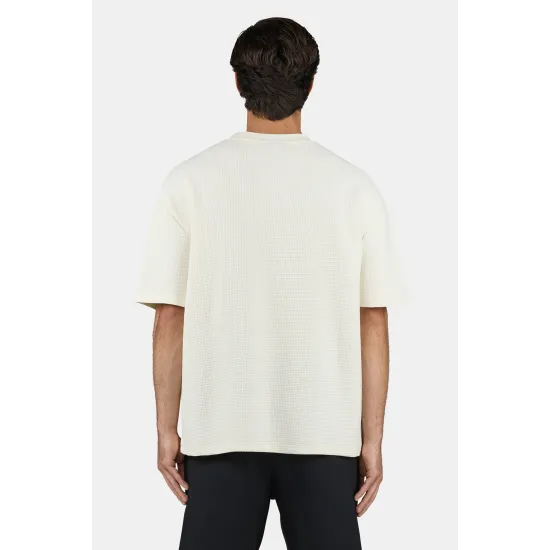 Pegador Signar Oversized Waffle Tee Μπεζ