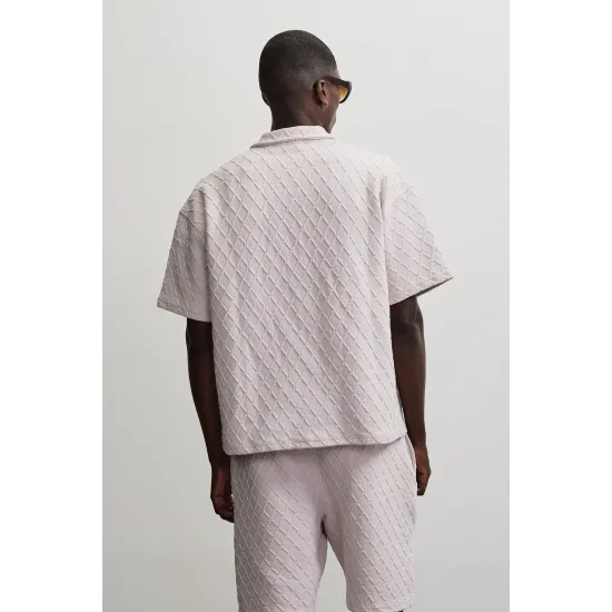 Pegador Jovren Diamond Structure Shirt Ροζ