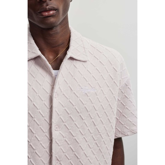 Pegador Jovren Diamond Structure Shirt Ροζ