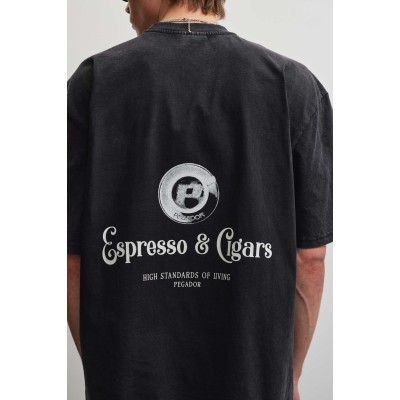 PEGADOR DRAGOR OVERSIZED TEE VINTAGE BLACK Μαύρο