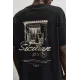 Pegador Pedroche Oversized Tee Washed Black Μαύρο