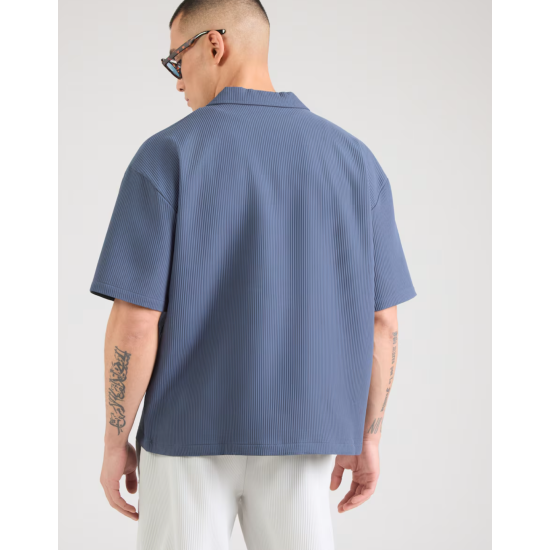 Pegador TROY PLISSEE SUMMER SHIRT Μπλε