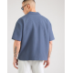 Pegador TROY PLISSEE SUMMER SHIRT Μπλε