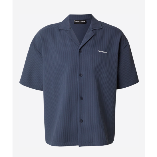 Pegador TROY PLISSEE SUMMER SHIRT Μπλε