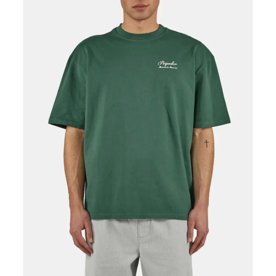 PEGADOR MORCOTE OVERSIZED TEE WASHED SOLID GREEN Πράσινο