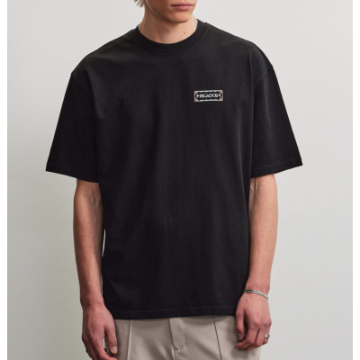PEGADOR VIBORG OVERSIZED TEE WASHED BLACK Μαύρο