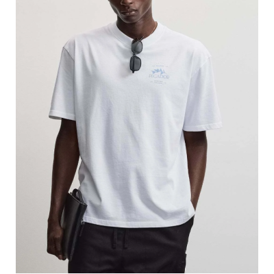 PEGADOR Sliven Oversized Tee White Άσπρο