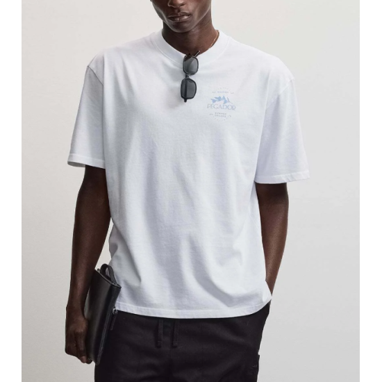 PEGADOR Sliven Oversized Tee White Άσπρο
