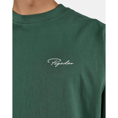 Pike Oversized Tee Washed Solid Green Πράσινο