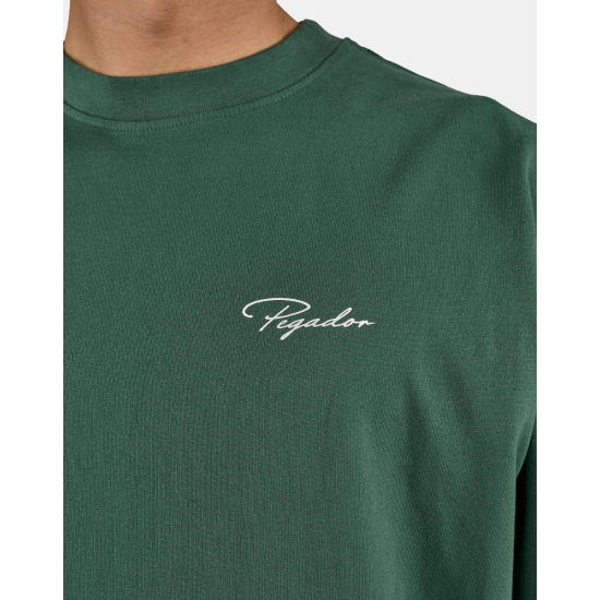 Pike Oversized Tee Washed Solid Green Πράσινο Pike Oversized Tee Washed Solid Green Πράσινο