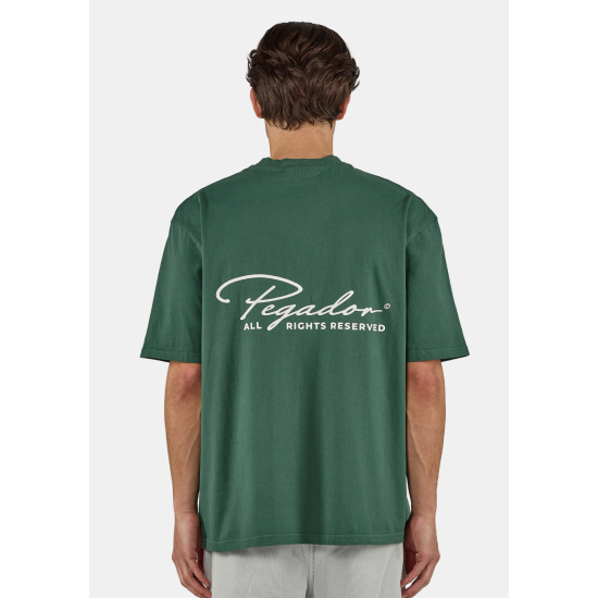Pike Oversized Tee Washed Solid Green Πράσινο Pike Oversized Tee Washed Solid Green Πράσινο