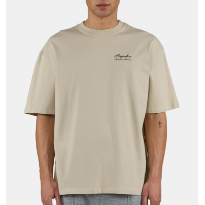 Pegador Morcote Oversized Tee Washed Khaki Beige Μπέζ