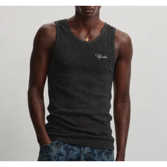 Pegador Signar Waffle Undershirt Vintage Black Μαύρο