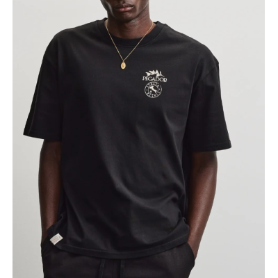 Pegador Pedroche Oversized Tee Washed Black Μαύρο