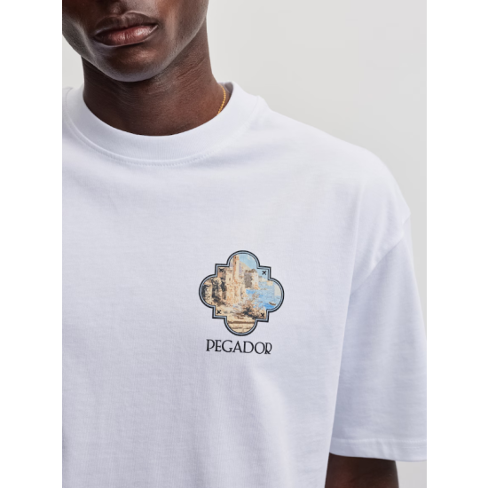 PEGADOR Albi Oversized Tee White Άσπρο