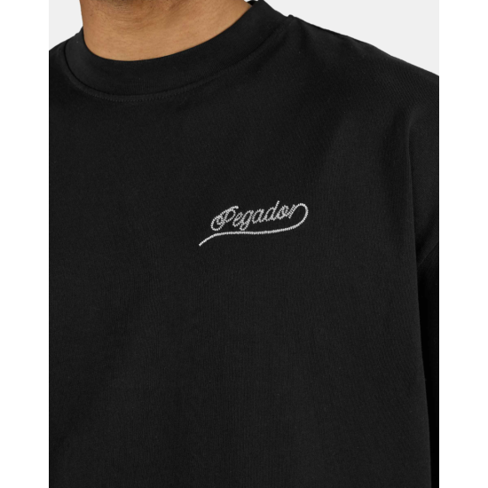 Pegador Belmonte Oversized Tee Washed Black Μαύρο