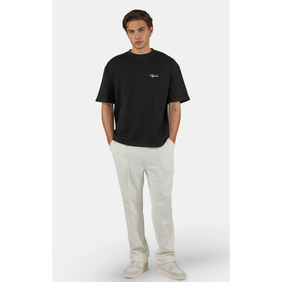 Pegador Signar Oversized Rib Tee Washed Black Μαύρο