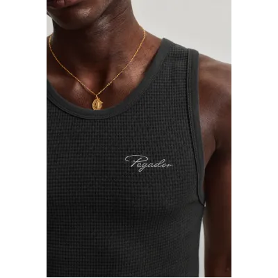 Pegador Signar Waffle Undershirt Vintage Black Μαύρο