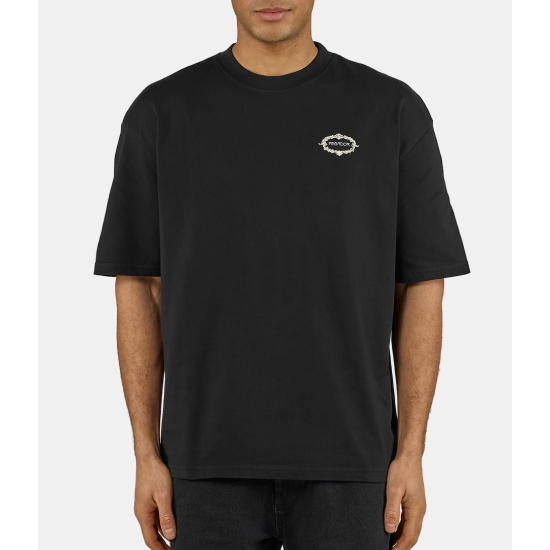 Pegador Reine Oversized Tee Washed Black Μαύρο Pegador Reine Oversized Tee Washed Black Μαύρο
