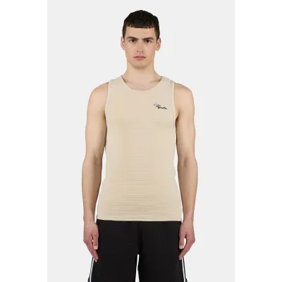 Signar Waffle Undershirt Washed Light Beige