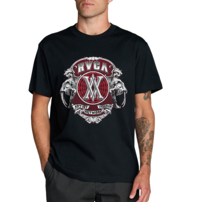RVCA SABER Tshirt Μαύρο