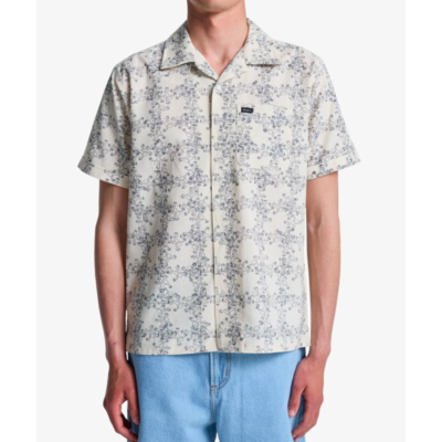 RVCA Judgement Men Short Sleeve Shirt Μπεζ