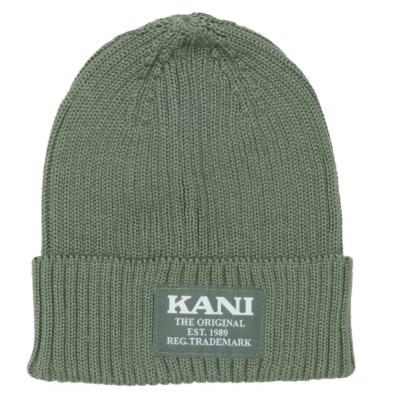 KARL KANI WOVEN RETRO CLASSIC BEANIE Πράσινο KARL KANI WOVEN RETRO CLASSIC BEANIE Πράσινο