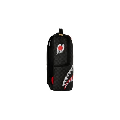  Sprayground Scribble Shark Check Dlxsv Backpack Μαύρο