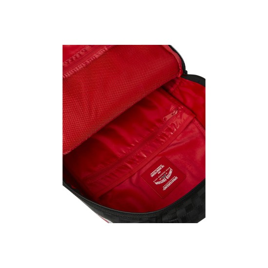  Sprayground Scribble Shark Check Dlxsv Backpack Μαύρο